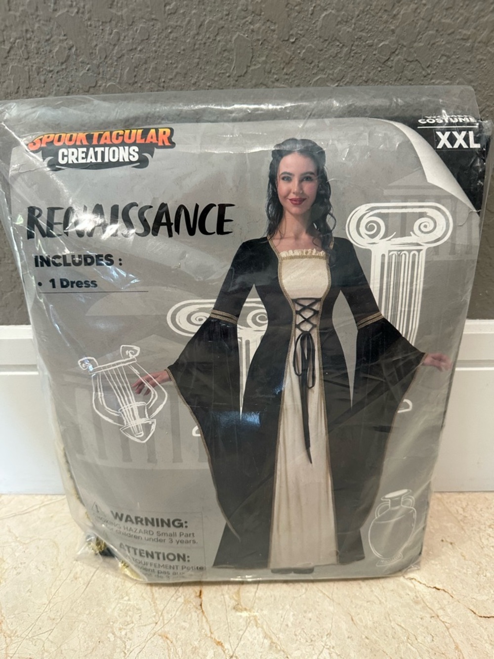 Spooktacular Creations Renaissance Dress Women’s Sz XXL New In Poly Bag